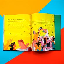 THE ANCIENT OLYMPIC GAMES. Un proyecto de Diseño editorial, Ilustración tradicional e Ilustración infantil de Jhonny Núñez - 24.10.2019