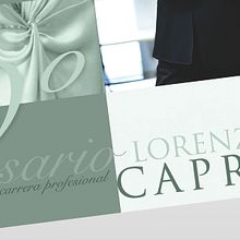 Presentación Lorenzo Caprile. Graphic Design project by Carolina González Sánchez - 10.24.2019
