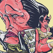 Machine Gun by MeFO. Un proyecto de Cómic, Dibujo, Ilustración tradicional, Ilustración digital y Serigrafía de Miguel Francisco Offidani - 24.10.2019