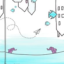 UN MUNDO AO REVÉS . Design de cartaz, Ilustração tradicional e Ilustração digital projeto de Xulia Nieto Pereira - 01.10.2019