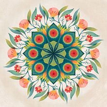 MANDALA CAMPESTRE. Traditional illustration project by Ana Beatriz Reina Rojas - 10.24.2018
