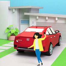 HONDA - Summer Spectacular. Un progetto di Animazione, Direzione artistica e Papercraft di noelia lozano cardanha - 25.10.2019