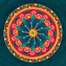 MANDALA CHIC. Traditional illustration project by Ana Beatriz Reina Rojas - 10.24.2018