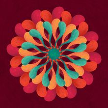 MANDALA EXPLOSIÓN. Traditional illustration project by Ana Beatriz Reina Rojas - 10.24.2018