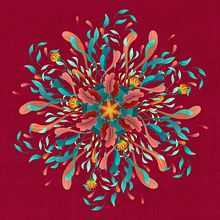 MANDALA JARDÍN SILVESTRE. Traditional illustration project by Ana Beatriz Reina Rojas - 10.24.2018