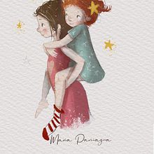 Hermanas  Ein Projekt aus dem Bereich Traditionelle Illustration von Maria Paniagua - 24.10.2019
