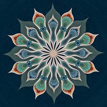 MANDALA PALACIO. Traditional illustration project by Ana Beatriz Reina Rojas - 10.25.2018