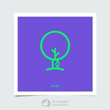 Serie Hola: "Peculiar Tree". Un projet de Design , Conception d'affiches, Design graphique et Illustration traditionnelle de Fernando González - 25.10.2019