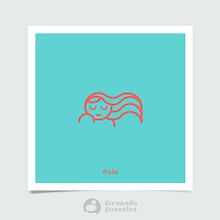 Serie Hola: "Sweet Girl". Un projet de Design , Conception d'affiches, Design graphique et Illustration traditionnelle de Fernando González - 25.10.2019