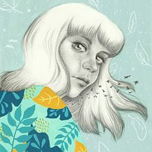 Mi Proyecto del curso: Retrato con lápiz, técnicas de color y Photoshop. Portrait Drawing, Traditional illustration, and Painting project by Patricia Falcón - 10.26.2019