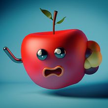 La Manztanza 3D. 3D, Design, 3D Design, 3D Character Design, 3D Modeling, and Photo Retouching project by Ana Valverde Prieto - 10.10.2019