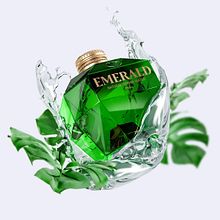 EMERALD WATER. Projekt z dziedziny 3D, Br, ing i ident, fikacja wizualna i Projektowanie opakowań użytkownika David Espinosa - 08.09.2019