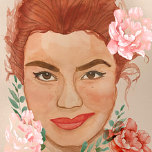My project in Illustrated Portrait in Watercolour course. Un progetto di Disegno artistico di rachana.gupta - 28.10.2019