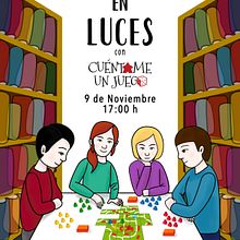 Jugamos en Luces. Projekt z dziedziny  Projektowanie plakatów, Ilustracja c, frowa i Ilustracje dla dzieci użytkownika Isabel Umbría - 28.10.2019