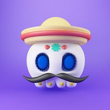 Filtre Instagram. Un projet de Conception de personnages 3D de Eduardo Fajardo - 28.10.2019