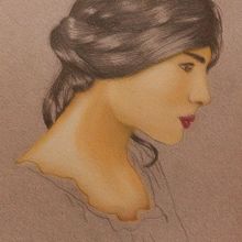 Mi Proyecto del curso:Mujer con el pelo recogido. Un progetto di Belle arti di Jorge Diez Recio - 29.10.2019