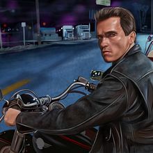 Terminator 2 Fan Art. Film, Traditional illustration, and Digital Illustration project by Oscar Martinez - 10.29.2019