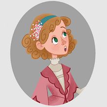Hija del comerciante. Diseño de personaje para el juego "Gades" (WIP). Concept Art project by Paula Jiménez Bueno - 10.29.2019