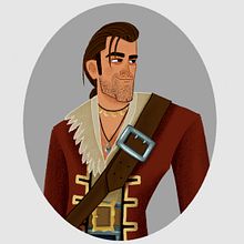 Pirata. Diseño de personaje para el juego "Gades" (WIP). Concept Art project by Paula Jiménez Bueno - 10.29.2019