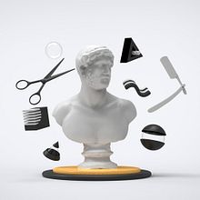 House of Grooming - Elements. Un proyecto de 3D de Eduardo Fajardo - 29.10.2019