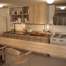 COSINA. Un proyecto de Arquitectura, Arquitectura interior, Concept Art, Creatividad, Decoración de interiores, Diseño, creación de muebles					, Diseño de producto y Post-producción fotográfica		 de Alexander Pulido meralla - 29.10.2019