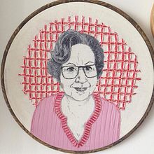 Retrato de mi abuela. Projekt z dziedziny  Haft, Trad, c i jna ilustracja użytkownika Macarena Lazcano - 29.10.2019