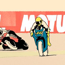 Rotoscopia: Valentino Rossi 400. Un progetto di Animazione 2D di XELSON - 01.01.2020