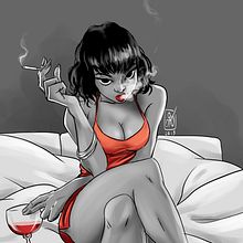 Smoke. Een project van  Schetsen, Stripboek y Digitale illustratie van Josep Giró - 05.10.2019