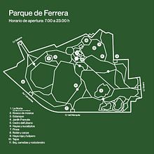 Señalética - Parque de Ferrera (Avilés). Product Design, and Signage Design project by Sara de la Iglesia Gómez - 10.30.2019