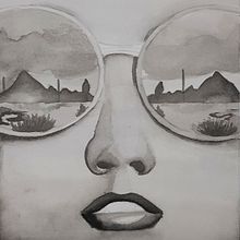 Mi Proyecto del curso: Introducción a la ilustración con tinta china. Drawing, and Traditional illustration project by Valeria Chavez - 10.30.2019
