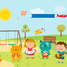 Ilustración y animación para la canción de tu cumple. Un projet de Animation, Animation 2D, Animation de personnages, Illustration traditionnelle, Illustration numérique, Illustration jeunesse et Illustration vectorielle de Desvío - 31.10.2017