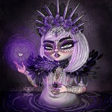 Rosa Negra  . Design de caractere, Ilustrație tradițională & Ilustrație digitală de VaneKone Ilustración - 05.10.2019