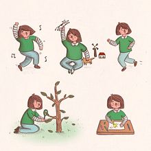 Elena. Children's Illustration project by Angie Juanto - 10.31.2019