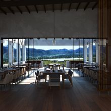 Diseño de interiores para restaurantes. 3D, Arquitetura, e Arquitetura de interiores projeto de jair navarro - 02.11.2019