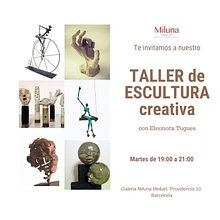 Taller de Escultura Creativa en Barcelona. 3D, Arquitetura, Arte urbana, Artesanato, Artes plásticas, Cerâmica, Colagem, Criatividade, e Decoração de interiores projeto de Eleonora Tugues Plaza - 02.11.2019