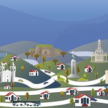 Ilustración para no ilustradores El Salvador . Un proyecto de Ilustración digital de Diego José Guzmán González - 03.11.2019