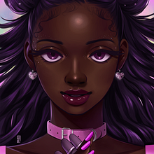 Sparkly Blue. Un proyecto de Ilustración digital de Amanda Corona - 03.11.2019