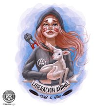 Ilustración Liberación Animal. Un progetto di Illustrazione digitale di Keoni VGN - 21.03.2018
