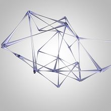 Platónico aristas de cristal. 3D, 3D Animation, and 3D Design project by Jose Padrino Gomez - 09.09.2019