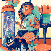 ARTE DIGITAL - PHOTOSHOP. Character Design, Traditional illustration, and Digital Illustration project by Aura de Papel - 11.04.2019