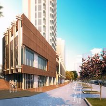 MAZAYA OFFICE TOWER. 3D, Architecture, and Design project by MOHAMMAD ABBAS - 06.16.2016