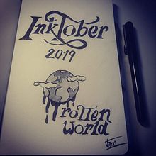 Inktober 2019 (Rotten World). Un proyecto de Dibujo artístico, Eventos, Ilustración tradicional y Pintura de Fernando Moreno - 31.10.2019