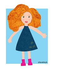 Doll. Digital Illustration project by Lara Kleyb - 10.10.2019