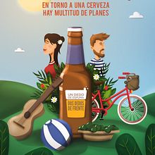 Ilustración para el concurso "Un dedo de espuma, dos dedos de frente" Ein Projekt aus dem Bereich Grafikdesign und Traditionelle Illustration von Alberto Camacho Gordaliza - 05.11.2019