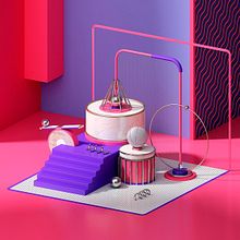 R A N D O M. 3D, Direção de arte, Design, 3D Design, Ilustração digital, e Modelagem 3D projeto de Jeison Barba - 06.11.2019
