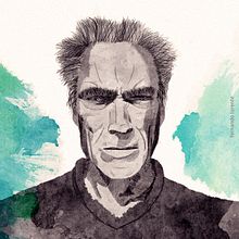 Retrato ilustrado con solo 2 pinceles + 1 textura. Een project van Digitale illustratie van Fernando Lorente Domínguez - 06.11.2019