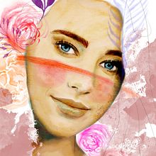 Mi Proyecto del curso: Retrato ilustrado en acuarela. Watercolor Painting project by Maria Valls - 11.06.2019