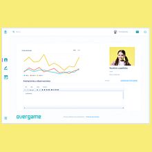 OverGame dashboard. Un proyecto de UX / UI de Isa Garcia - 06.11.2019