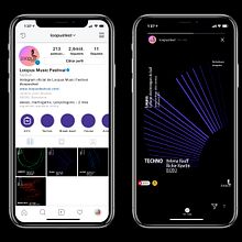APP Festival Loopus. Un proyecto de Diseño interactivo, Diseño mobile, Instagram y Redes Sociales de Sandra Víctor Eló - 04.04.2019