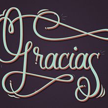 Postal secretos dorados del lettering. Lettering project by Gera Garrido - 11.07.2019